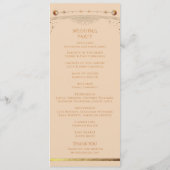 天空シャンパン金ゴールドサンムーンスターズ結婚ズ プログラム (裏面)