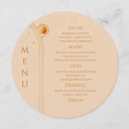 天空シャンパン金ゴールドサンムーンスターズ結婚ズ メニュー