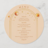 天空シャンパン金ゴールドサンムーンスターズ結婚ズ メニュー (正面)