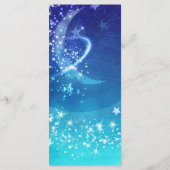 天空スパークルムーンメニューカード招待状 メニュー (裏面)