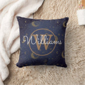 天空スピリチュアルモノグパーソナライズされたラム クッション (ブランケット)