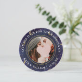 天空スピリチュアル金ゴールドスタームーンスターズ結婚ズ セーブザデート (スタンド正面)