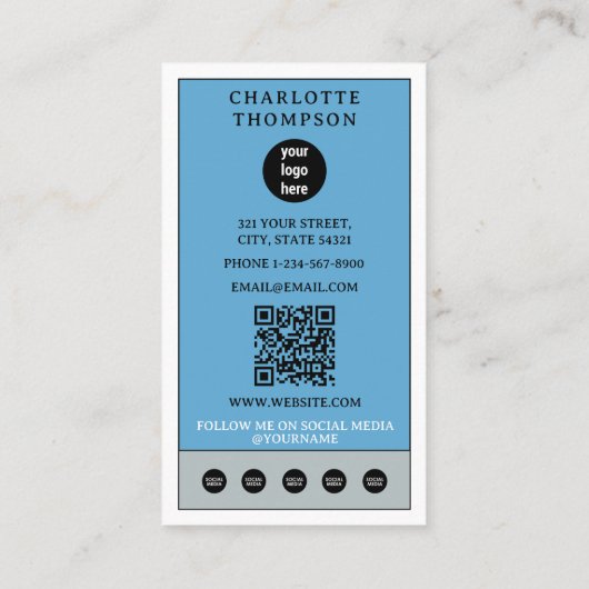 天空タロットサンヘアドライザーヘアサロンロゴ 名刺 (裏面)