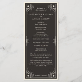 天空タロットボホ結婚スターの式典プログラム プログラム