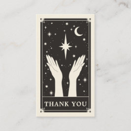 天空タロット感謝してい小さな名刺 名刺