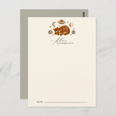 天空テーマベビーシャワーアドバイスカード ポストカード (正面/裏面)