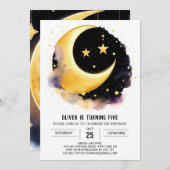 天空ドリームズ誕生日 招待状 (正面/裏面)