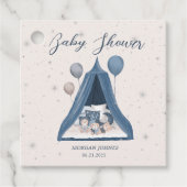 天空パステルベビーシャワー フェイバータグ (正面)
