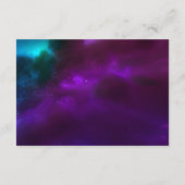 天空パープルティール(緑がかった色)サンムーンスターズアコモデーション エンクロージャーカード (裏面)