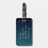 天空ビュースターズモノグラムラゲッジタグ ラゲッジタグ (裏面縦)