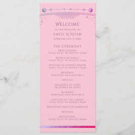 天空ピンク紫の太陽の月の結婚星 プログラム