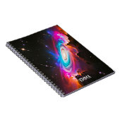 天空ファンタジーブラックホール名前をカスタムする ノートブック (右側)