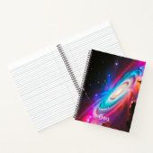 天空ファンタジーブラックホール名前をカスタムする ノートブック (内部)