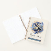 天空ファンタジー〔占星術の〕十二宮図シンボルピセス誕生日 ノートブック (内部)