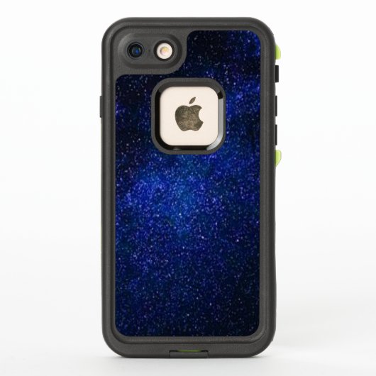 天空ブラックブルーミルキーウェイ LifeProof iPhoneケース (裏面)
