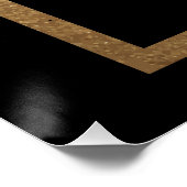 天空ブラック金ゴールドミモサバーサンムーンスターズ ポスター (コーナー)