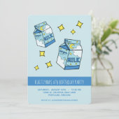 天空ブルーミルク誕生日パーティー 招待状 (スタンド正面)