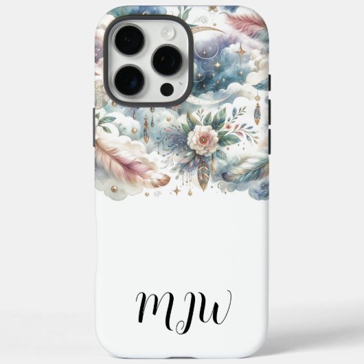 天空ボホフェザーiPhone / iPadケース Case-Mate iPhoneケース (裏面)