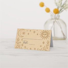 天空ロマンスシナエレガントルデザイン プレイスカード