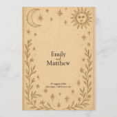 天空ロマンス神秘的な天のデザイン メニュー (裏面)