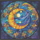 天空体ビニールステッカー シール (正面)