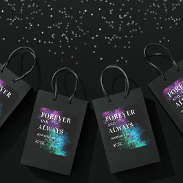 天空宇宙星空金ゴールドスター結婚ズ スクエアシール