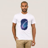 天空射撃、 発砲スター魔法 Tシャツ (正面フル)