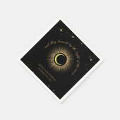 天空引用文スターダスト神秘結婚の スタンダードカクテルナプキン (角)