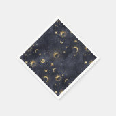 天空抽象芸術夜空のナプキン スタンダードカクテルナプキン (角)