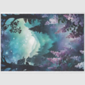 天空春夢想的薄紫フローラ風景 薄葉紙 (正面)