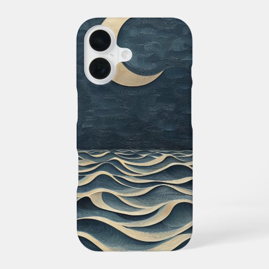 天空海夜用電話ケース iPhone 16ケース (裏面)