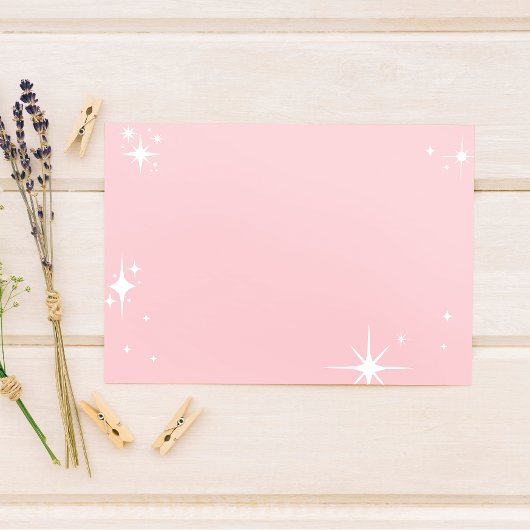 天空白の星の星光確認/引用文 サンキューカード