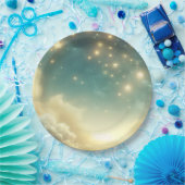 天空白熱［赤熱］光を放つ星誕生会 ペーパープレート (パーティー)