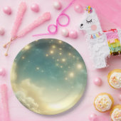 天空白熱［赤熱］光を放つ星誕生会 ペーパープレート (パーティー)