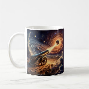 天空砲：宇宙エネルギーの爆発 コーヒーマグカップ