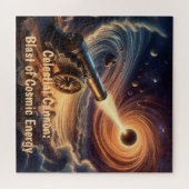 天空砲：宇宙エネルギーの爆発 ジグソーパズル (横)