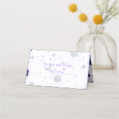 天空結婚の折り曲げ座席表 プレイスカード (裏面)