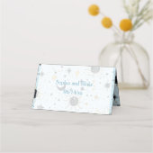 天空結婚の折り曲げ座席表 プレイスカード (裏面)