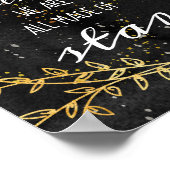 天空結婚の歓迎サイン ポスター (角)