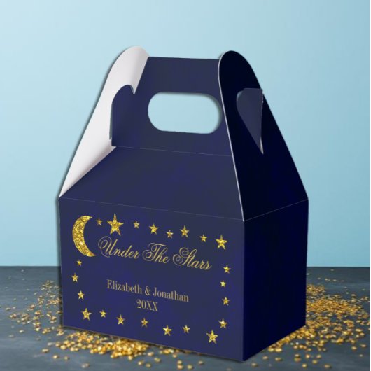 天空結婚式の引き出物箱 フェイバーボックス