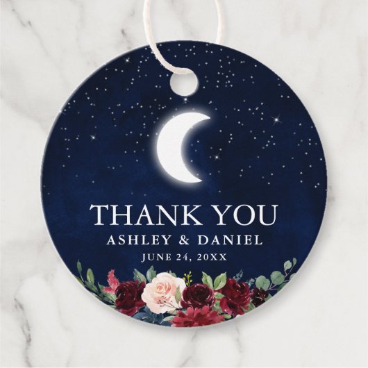 天空結婚月星フローララウンド フェイバータグ (正面)