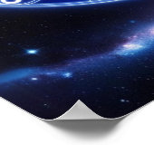 天空調和〔占星術の〕十二宮図マンダラ | コズミックウォールアート ポスター (角)