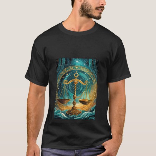 天空調和：天秤尺 Tシャツ (正面)