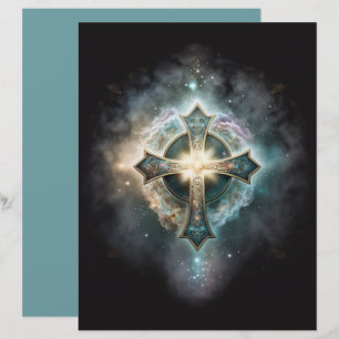 天空金ゴールドクロススクラップブック紙