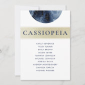 天空金ゴールドシーティングプランカードゲスト名 (正面)