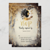 天空金ゴールドスターズムーンズダークRSV 招待状 (正面/裏面)