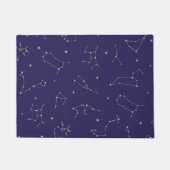 天空金ゴールドスターソラレクリプステーマ ドアマット (正面)