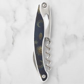 天空金ゴールド太陽ムーンスターズ ソムリエナイフ (裏面)