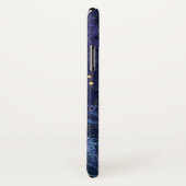 天空金ゴールド星青フローラフェックフェード文字 Case-Mate iPhoneケース (裏面/右)