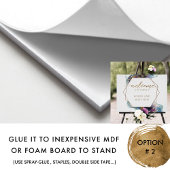 天空銀河系ブルーティール(緑がかった色)パープルウェルカム結婚ズ ポスター